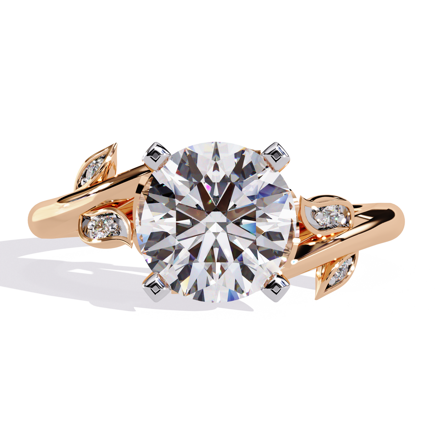 Eden - 1.6ct Round-Cut Solitaire Engagement Ring with Classic 4-Prong Setting