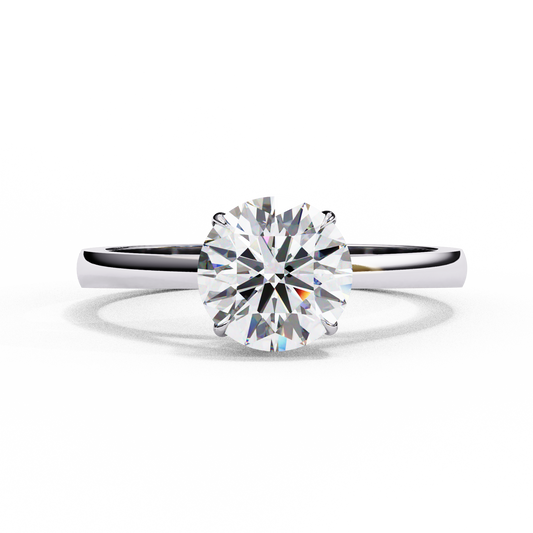 Jasmine - 1.3ct Round-Cut Solitaire Engagement Ring