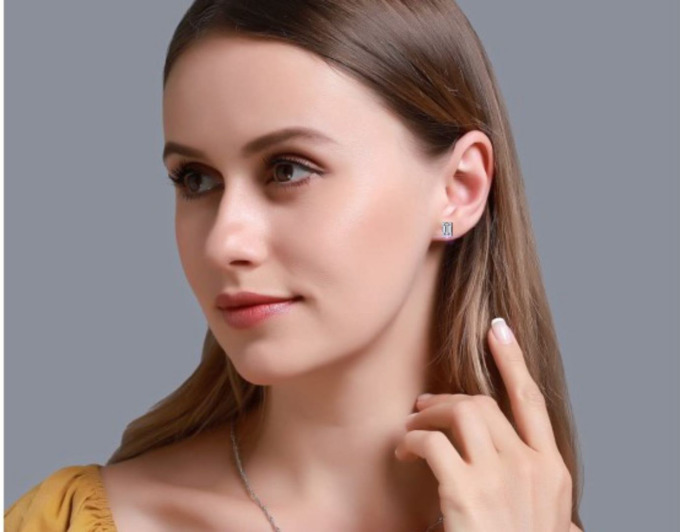 Isabella - 2.39ct TW Emerald-Cut Diamond Stud Earrings