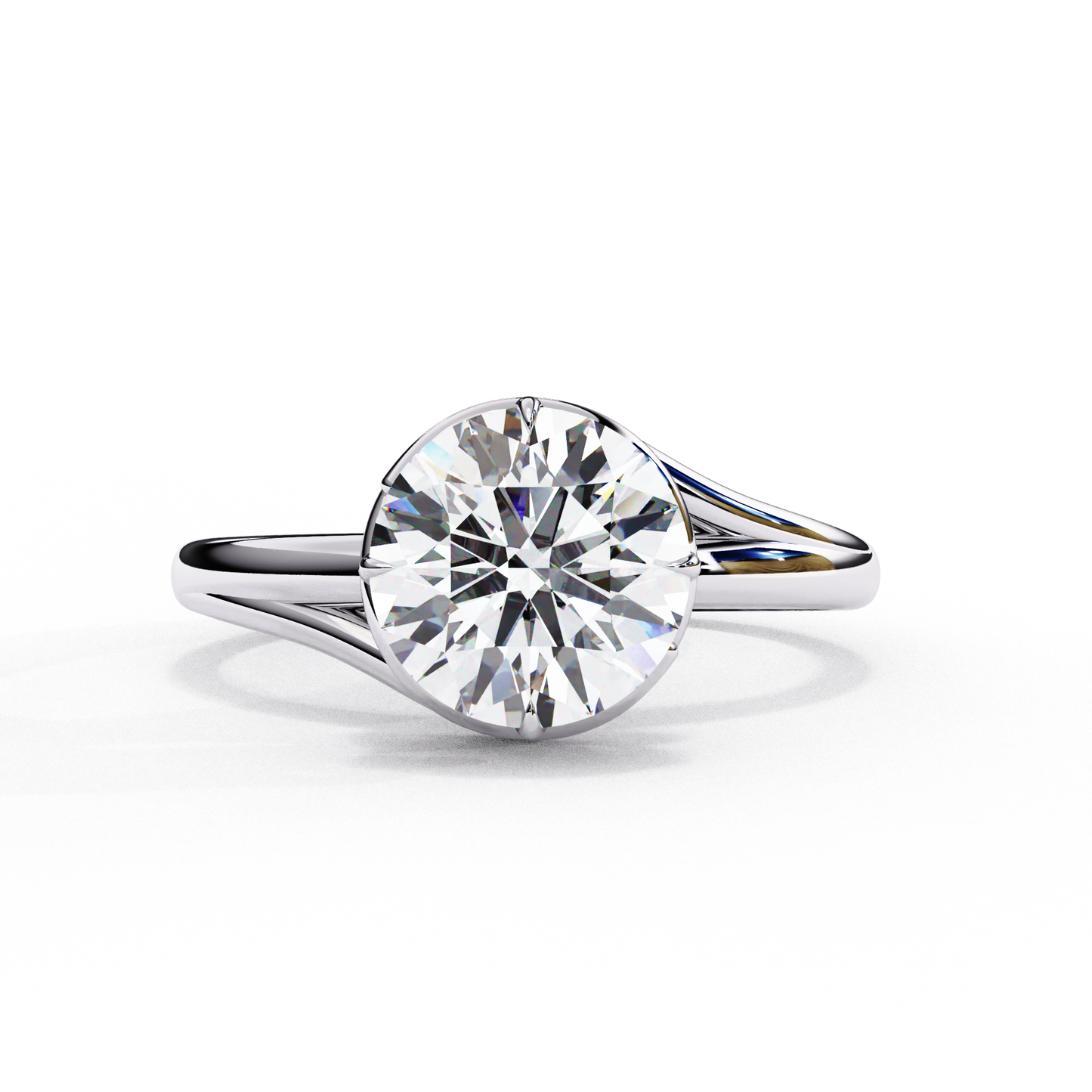Eleanor - 1.3ct Round-Cut Solitaire Engagement Ring