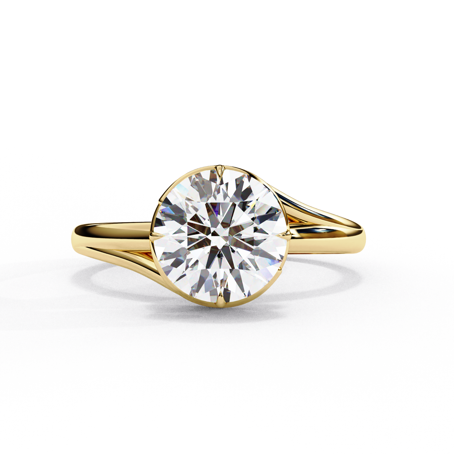 Eleanor - 1.3ct Round-Cut Solitaire Engagement Ring