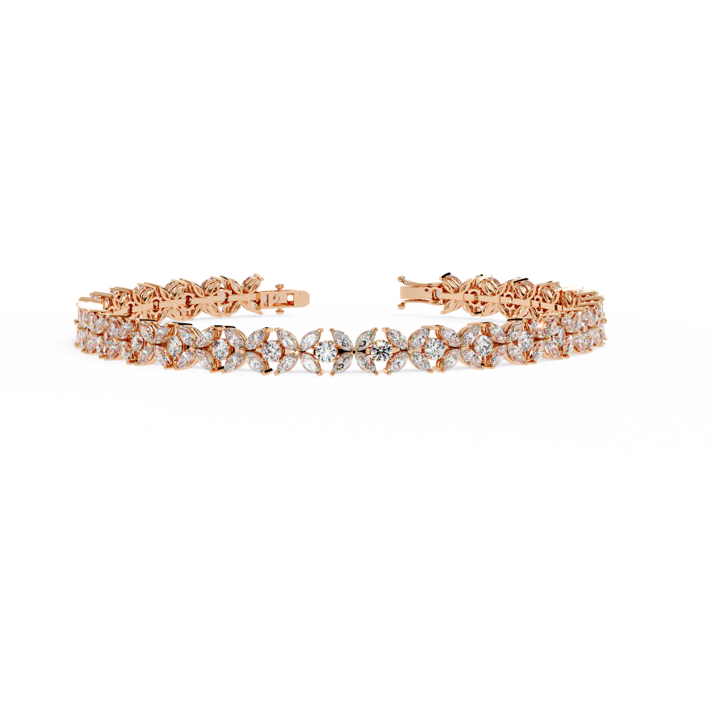 Arianna - 6.25ct TW Lab-Grown Diamond Bracelet in Prong Setting