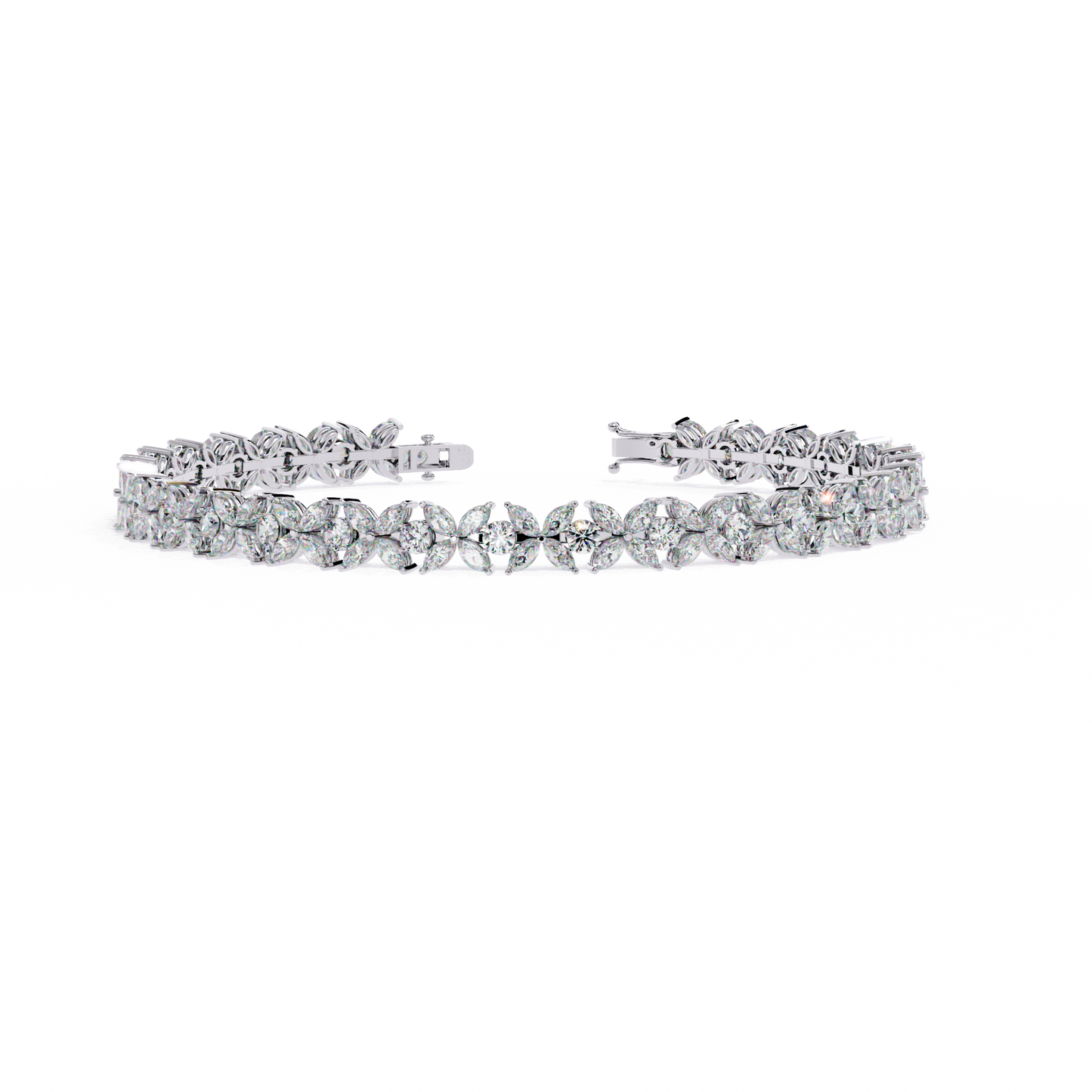 Arianna - 6.25ct TW Lab-Grown Diamond Bracelet in Prong Setting